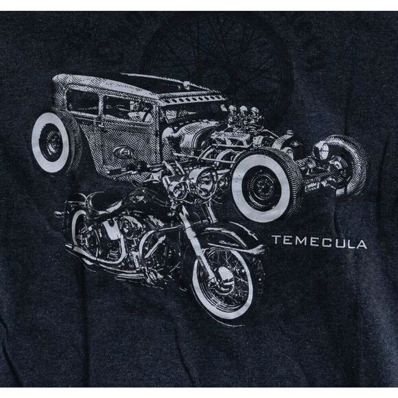 The Chopper Gallery Temecula Gray T-Shirt Size L - Picture 5 of 6
